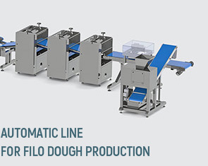 خط انتاج اتوماتيك لإنتاج العجينة المورقة  Filo dough automatic line