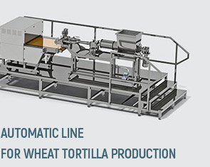 خط أوتوماتيكي لإنتاج خبز التورتيلا  Tortilla production line