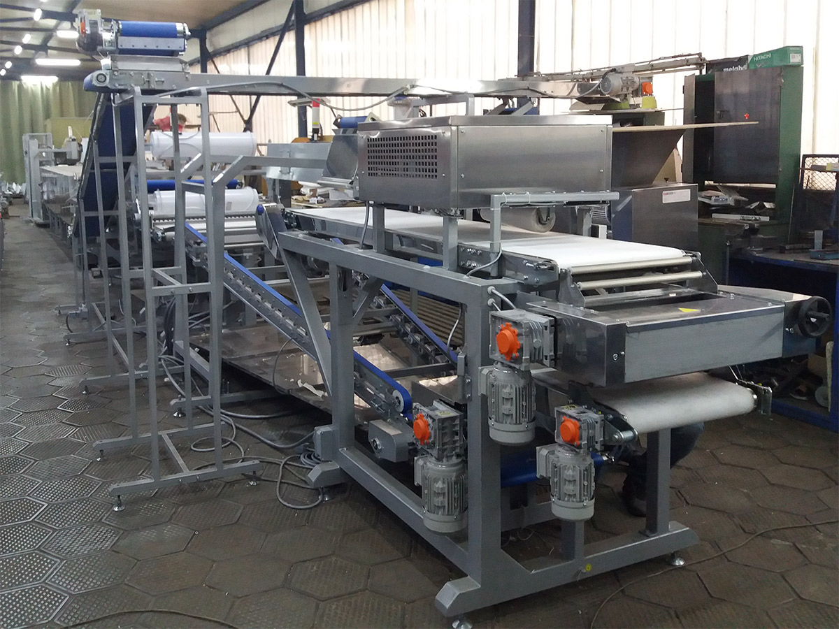 An automatic line of lavash with a capacity of 200 kg/h was produced