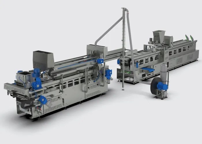 ЛІНІЯ ДЛЯ ВИРОБНИЦТВА ПЕЧИВА «ГОРІШОК» З НАЧИНКОЮ